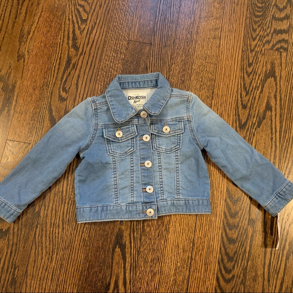 Osh Kosh 2T Jean Jacket Denim look Blue